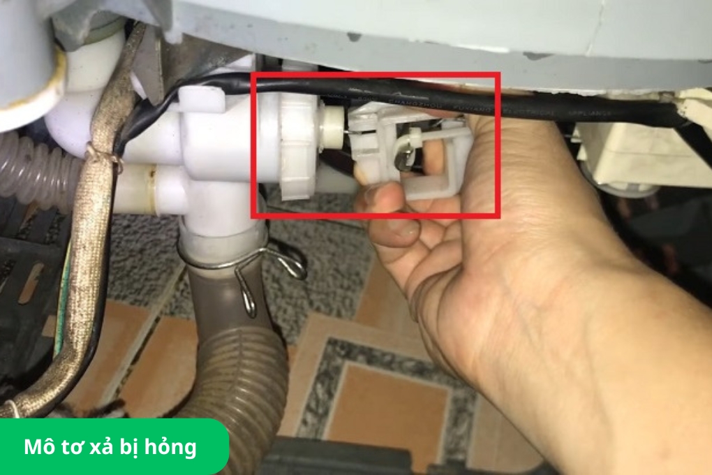 Lý do máy giặt không xả nước và các lỗi thường gặp