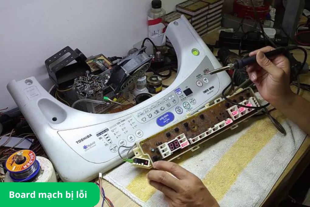 Lý do máy giặt không xả nước và các lỗi thường gặp