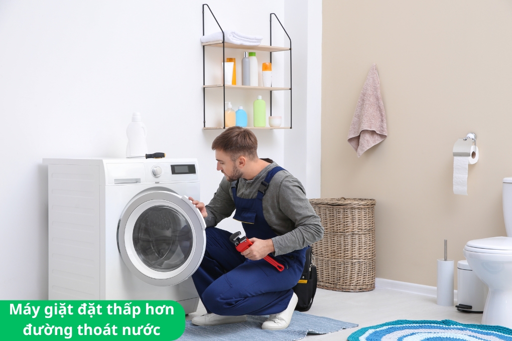 Lý do máy giặt không xả nước và các lỗi thường gặp