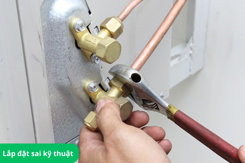 máy lạnh bị chảy nước