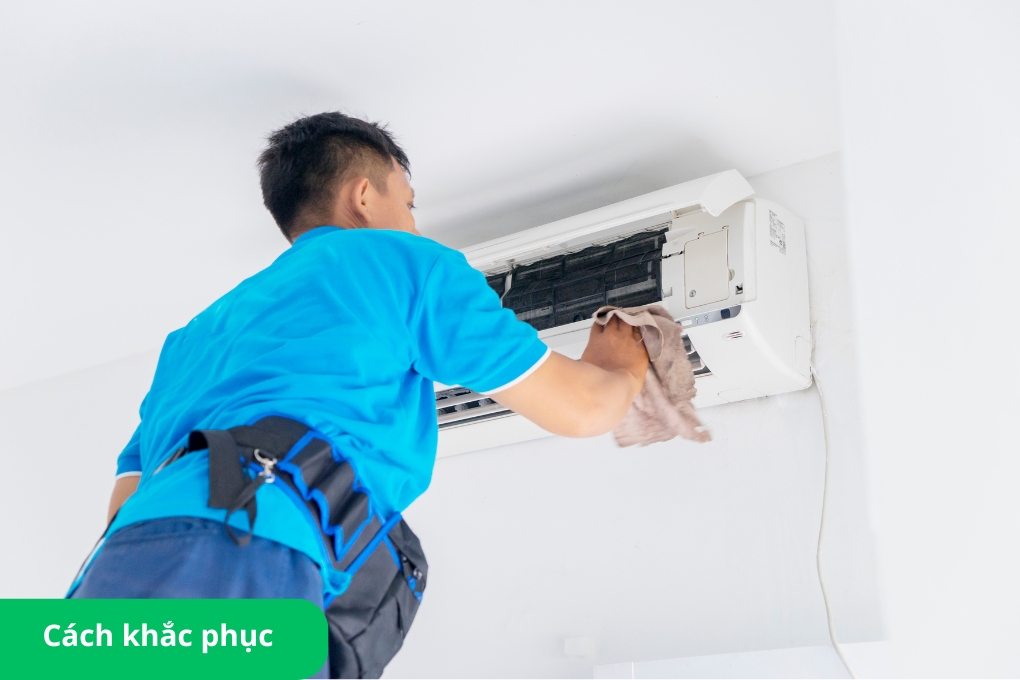 máy lạnh bị chảy nước