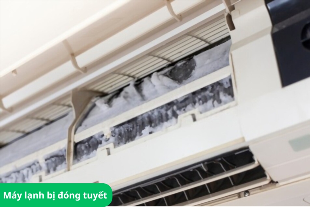 Máy lạnh bị đóng tuyết và các tác hại không ngờ
