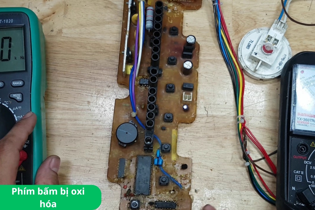 Nguyên nhân máy giặt bị liệt phím và cách khắc phục