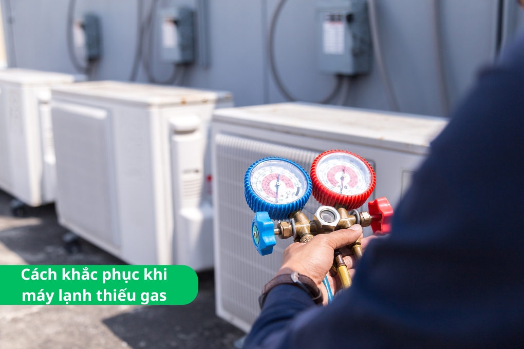 Nguyên nhân máy lạnh thiếu gas và cách khắc phục